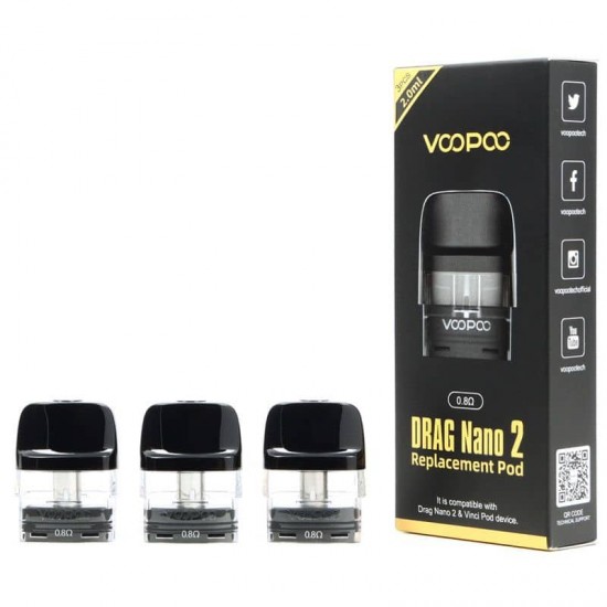 VOOPOO Drag Nano 2 Pod Kartuş VOOPOO Drag Nano 2 Pod Kartuş