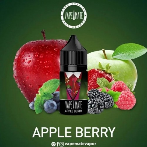 Vape Mate Apple Berry Salt Likit Vape Mate Apple Berry Salt Likit
